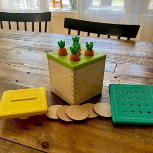 Lovevery Coin Bank with 3 lids